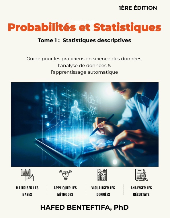 Couverture — Probabilités et Statistiques, Tome 1 : Statistiques descriptives